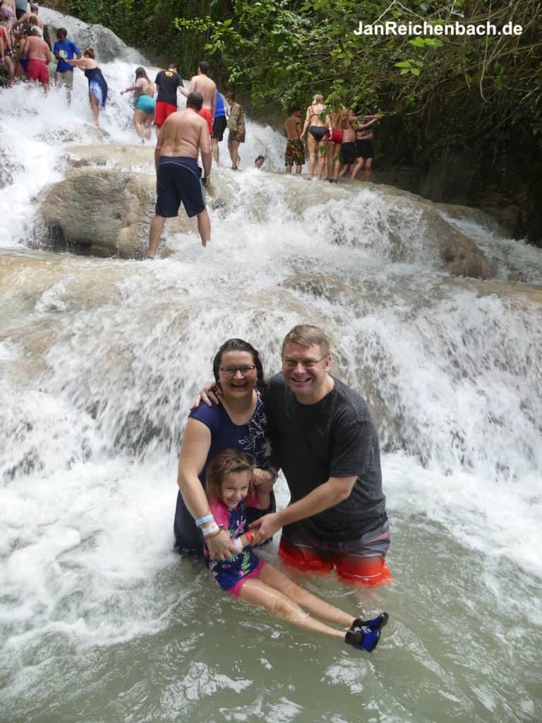 Dunn´s River Falls nahe Ocho Rios auf Jamaika